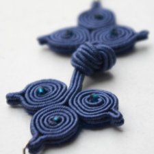 Marrakech triple ornament / deep blue