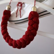 maroon braid