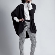 Oversizeowy sweter SWE 107,czarny