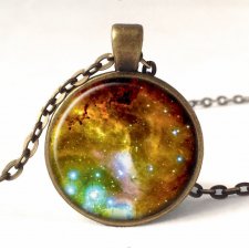 Nebula - medalion z łańcuszkiem - Egginegg
