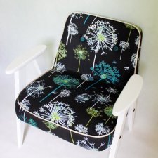 Fotel 366, fotel Chierowski, fotel vintage Dmuchawce.