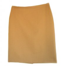 WYPRZEDAZ % spódnica elegancka musztardowa UNITED COLORS OF BENETTON