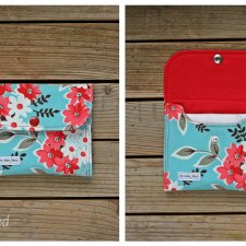 Etui na podpaski/maseczki - Kwiaty