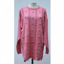 SWETER Z PERŁAMI - VINTAGE