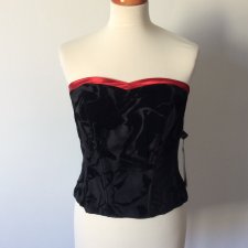 Nowy Elegancki gorset 100% jedwab 38