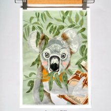 PLAKAT " KOALA Z CZEKOLADĄ" Nowość A4