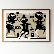 Plakat "Tańcz" 40x50 cm
