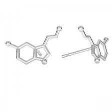 kolczyki SEROTONINA- srebro 925