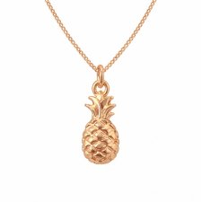 ANANAS- naszyjnik różowe złoto 18K