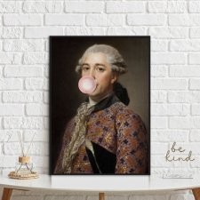 Plakat Dżentelmen z balonem - format 40x50 cm