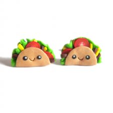 Śmieszne Kolczyki Tacos
