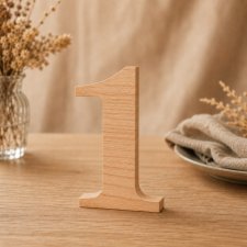 Drewniane cyfry dekoracyjne 25cm, z litego drewna, numery stołów, do sesji, dla fotografa, urodziny, boho dodatki i dekoracje