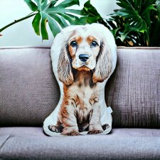 Poduszka piesek ozdobna poduszka z piesekm z psem poduszka do salonu dla dziecka cocker spaniel