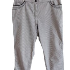 spodnie przed kostkę PLUS SIZE bawełna  44