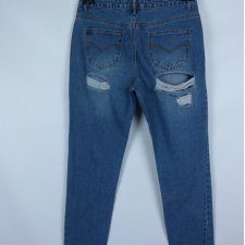 Missguided skinny jeans dziury dżins 10 / 38