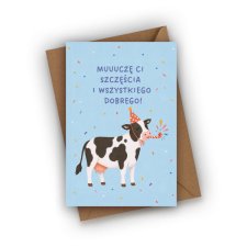 KARTKA URODZINOWA- MUUCZĘ CI SZCZĘŚCIA I WSZYSTKIEGO DOBREGO!