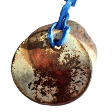 CERAMICZNY WISIOR I JEDWAB - hand made