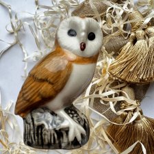 ❤ Collectable English Figurine ❤ Quail Owl ❤ Figurkowa sowa
