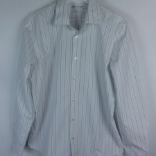 Zara koszula w paski bawełna poliester regular fit / L