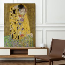 OBRAZ na płótnie Gustav Klimt Kiss 70x100 cm