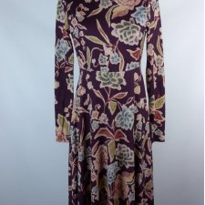 Zara kloszowana sukienka midi / S
