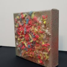 KOCIE ZMYSŁY – mała forma malarska 20 x 20 cm