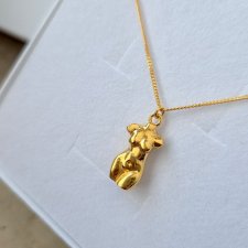 BODY -naszyjnik srebro złocone 24K