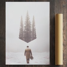 Kolaż - Idę do lasu ( 30x40cm )