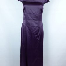 Bonprix satynowa sukienka maxi wieczorowa koktajlowa 14 / 40