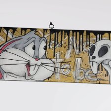KRÓLIK BUGS 30x70 OBRAZ NA PŁÓTNIE Looney Tunes