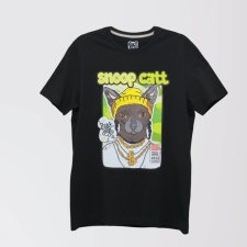 T-shirt SNOOP CAT (MESKA XXL) czarna