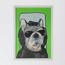 Obraz - BULDOG MUNIEK - A4