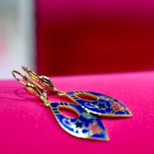 ❦❦ kolczyki emalia cloisonne ❦❦