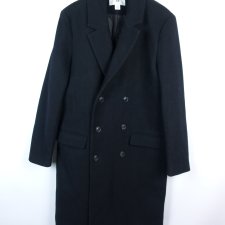 H&M elegancki wełniany płaszcz z wełną 52 / L