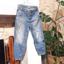 Jeansy balloon S M