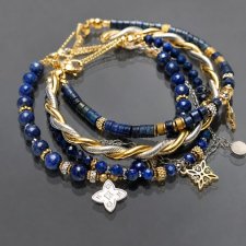 Zestaw bransoletek Lapis lazuli vol. 3 /10.02.26/- Szlachetna kolekcja