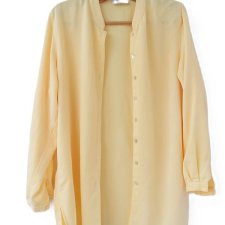 Maślana koszula plus size wiskoza