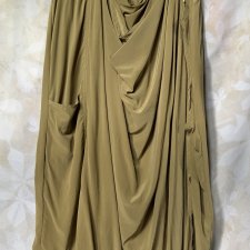 100 % SILK GESTUZ oryginalna niespotykana jedwabna sukienka tunika kamizelka