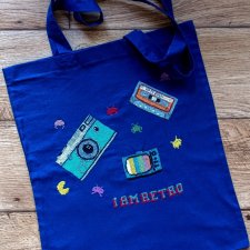 Haftowana torba "I'm retro"