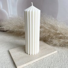 Świeca ekologiczna sojowa dekoracyjna "Elegance" 150x50mm