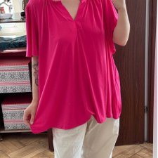 Lane Bryant Różowa Bluzka Plus Size 9XL / 58 / 30