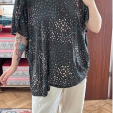 Torrid Heritage Czarna Bluzka w Kwiaty Plus Size  8XL / 56 / 28