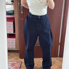 NYDJ Billie Mini Boot Jeansy Granatowe Plus Size  8XL / 56 / 28