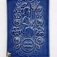 Ceramiczny obrazek Jie GANTOFTA wodnik