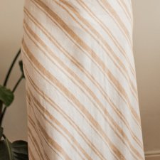 Lniana spódnica w paski XS/S