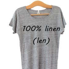 exclusive 100% linen T-shirt
