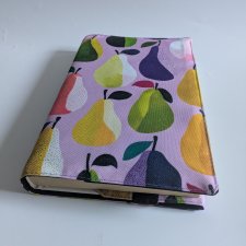 Etui na książkę - kolorowe gruszki