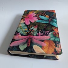 Etui na książkę - kolorowe ważki